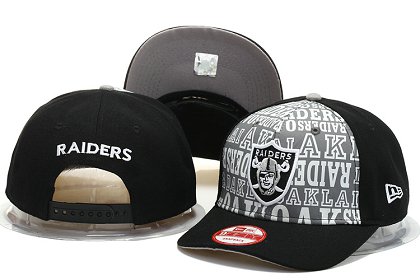 Oakland Raiders Snapback Hat YS F 140802 01